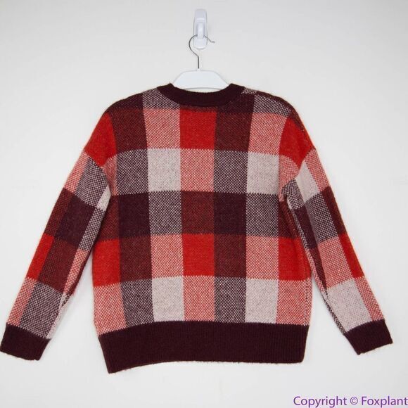 NEW Madewell Fenimore Pullover Sweater in Plaid, XS - Picture 6 of 15